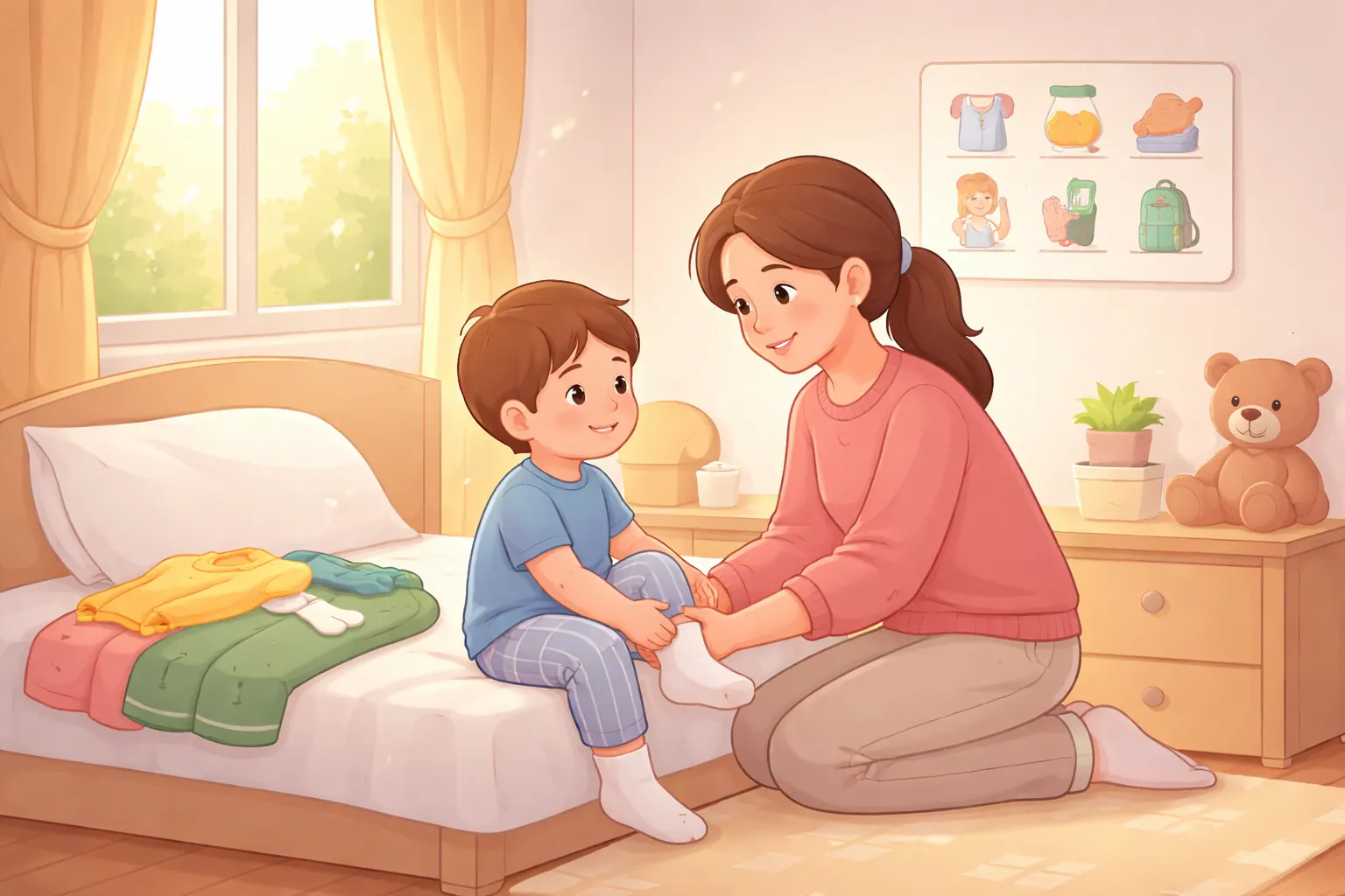 How to Stop Morning Routine Chaos With Kids (Without Bribes or Threats)